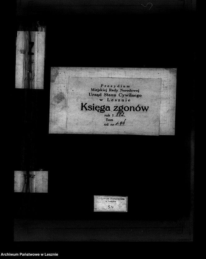 Obraz 2 z jednostki "[Księga zgonów - wieś]"