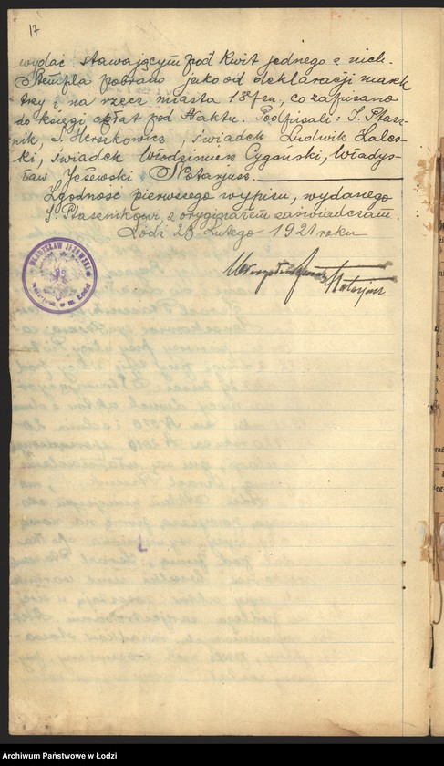 Obraz 19 z jednostki "„Izrael Ptasznik i s-ka” – fabrykacja wyrobów manufakturowych"