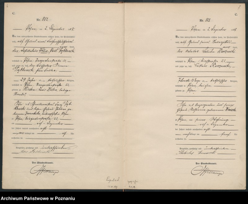 Obraz 6 z jednostki "Księga miejscowa zgonów tom III [Rejestr główny zgonów]"