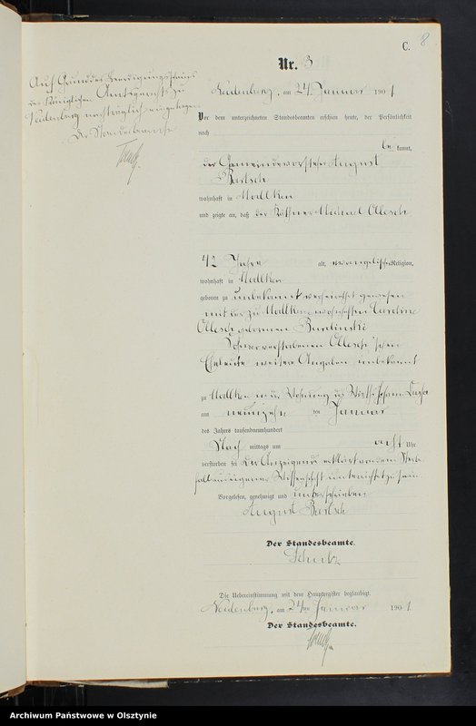 image.from.unit.number "Sterbe-Neben-Register Nr 1 - 83"