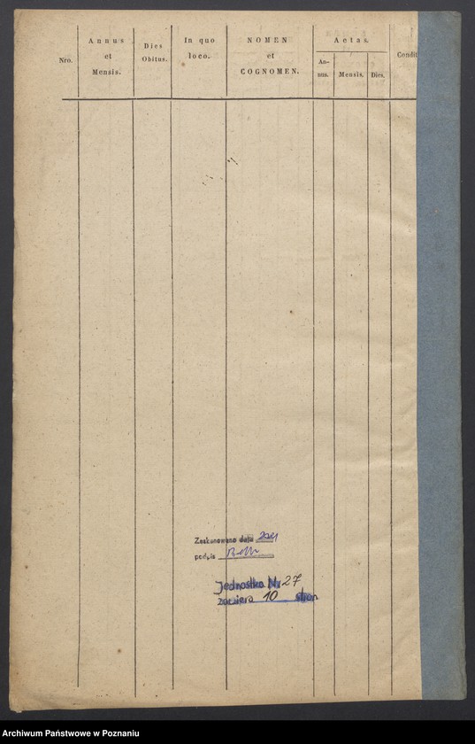 Obraz 9 z jednostki "Liber baptisatorum [Copulatorum et Mortuorum]."