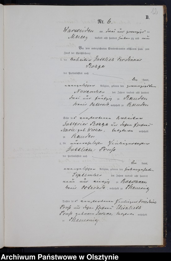 image.from.unit.number "Heiraths-Neben-Register Nr 1 -16"