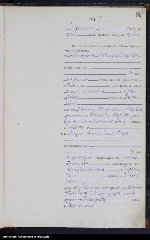 image.from.unit.number "Heiraths-Haupt-Register Nr 1 - 7"