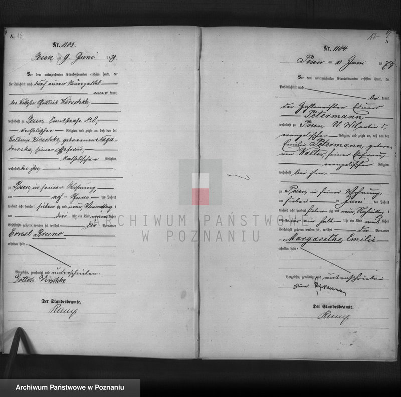 Obraz 10 z jednostki "Księga urodzeń t. III"