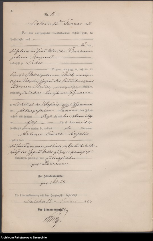 Obraz 20 z jednostki "Geburts-Register (Neben-Register)"