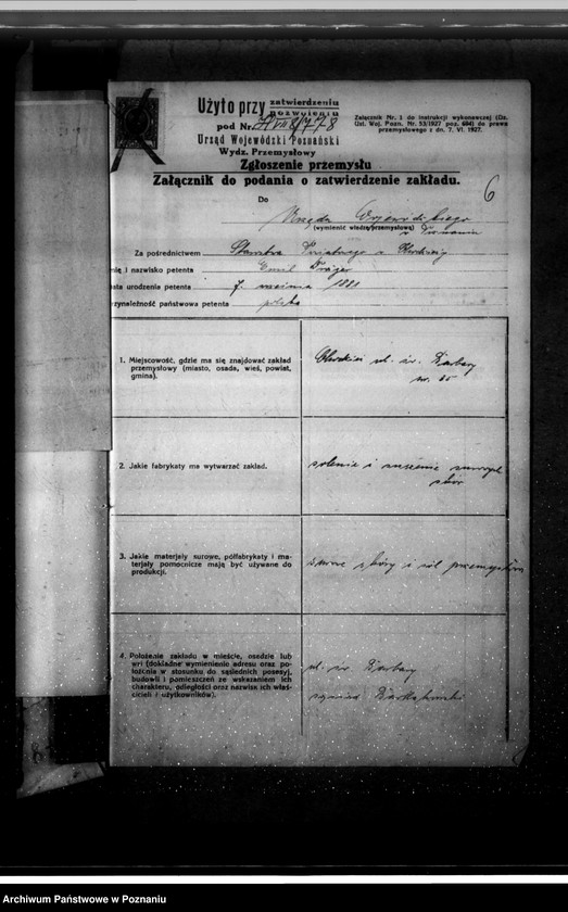 Obraz 10 z jednostki "Zatwierdzenie zakładu przemysłowego /solarni skór/ Emil Draeger w Chodzieży"