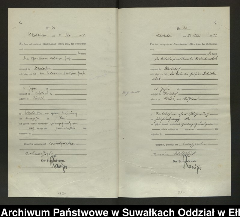 image.from.unit.number "Sterbe=Haupt=Register des Königlichen Preussischen Standes-Amtes Nikolaiken Kreis Sensburg"