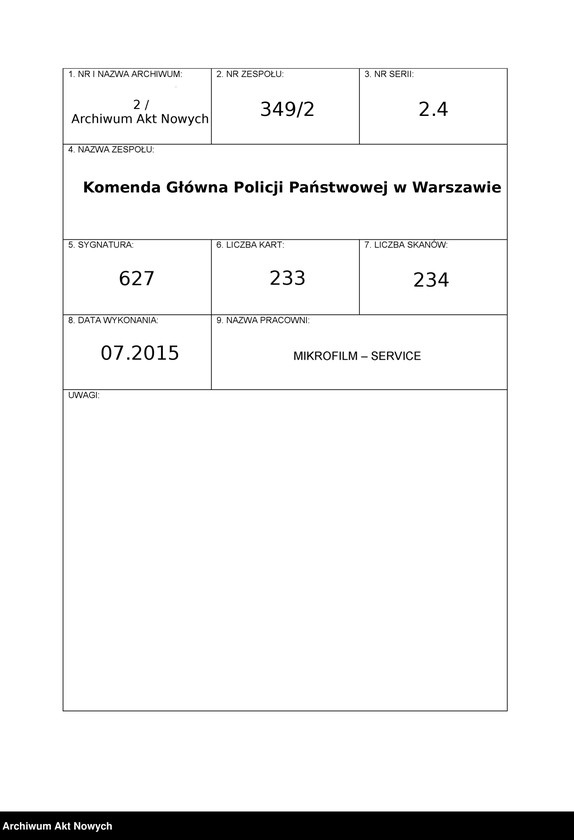 Obraz 1 z jednostki "Szkolenie i wyróżnienia funkcjonariuszy Policji Państwowej. Instrukcje, okólniki."