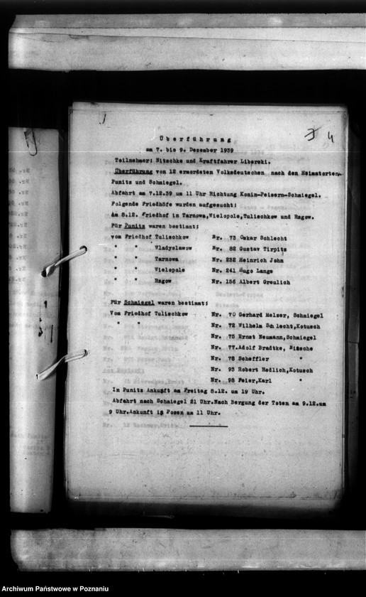 Obraz 9 z jednostki "Überfühnugsberichte - translokacje zwłok"