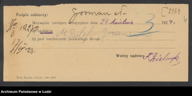 Obraz 6 z jednostki "Ruchla Grosman- sprzedaż ubrań męskich"