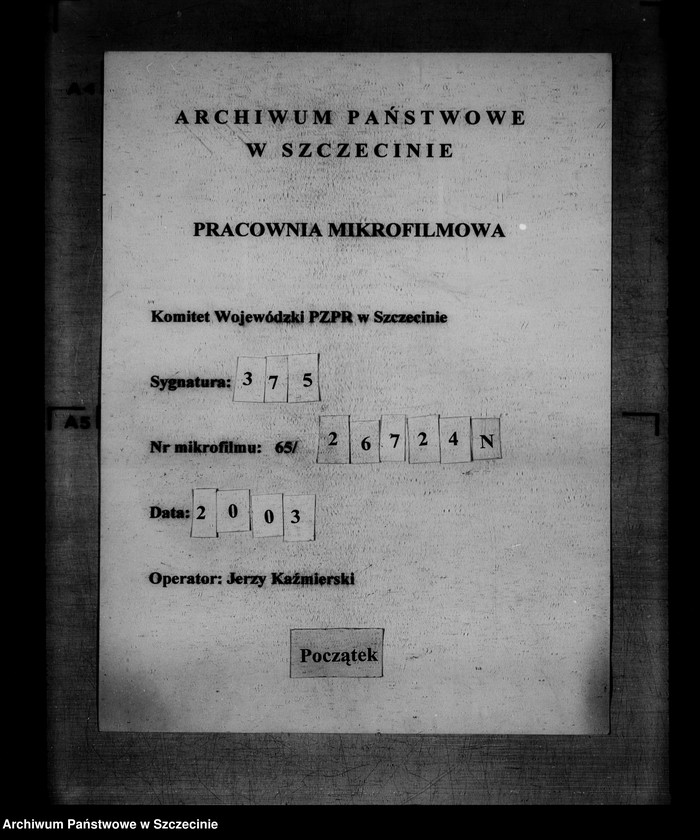 image.from.unit.number "Protokoły posiedzeń Egzekutywy Komitetu Wojewódzkiego Polskiej Zjednoczonej Partii Robotniczej: 14, 22 marca; 5, 12, 18 kwietnia 1984 r."