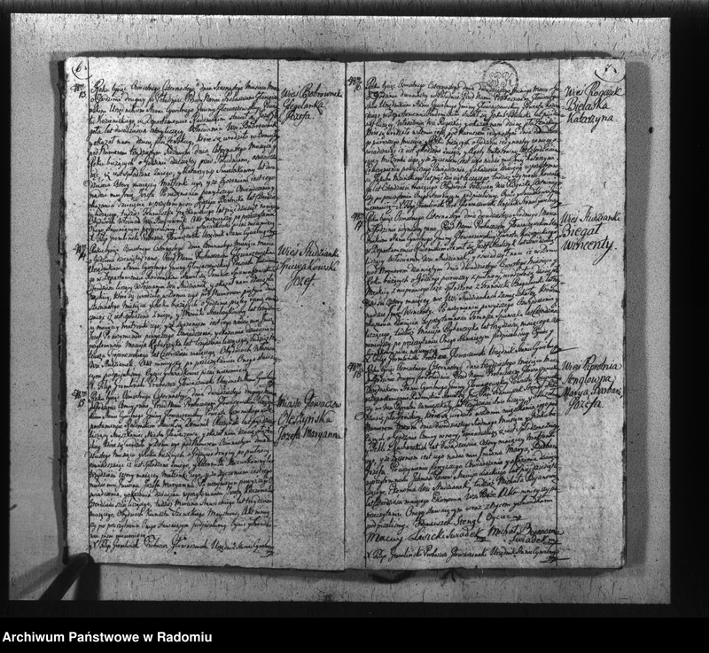 image.from.unit.number "Księga urzędnika stanu cywilnego parafii Głowaczew do zapisywania akt 1814 roku"