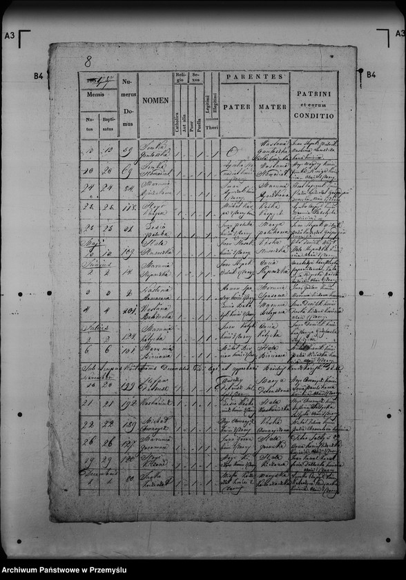 Obraz 12 z jednostki "[Kopie ksiąg metrykalnych parafii Czarna z filią Żołobek (dekanat Lutowiska)]"