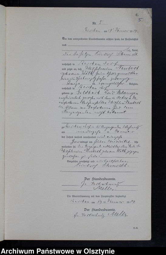 image.from.unit.number "Sterbe-Neben-Register Nr 1 - 53"