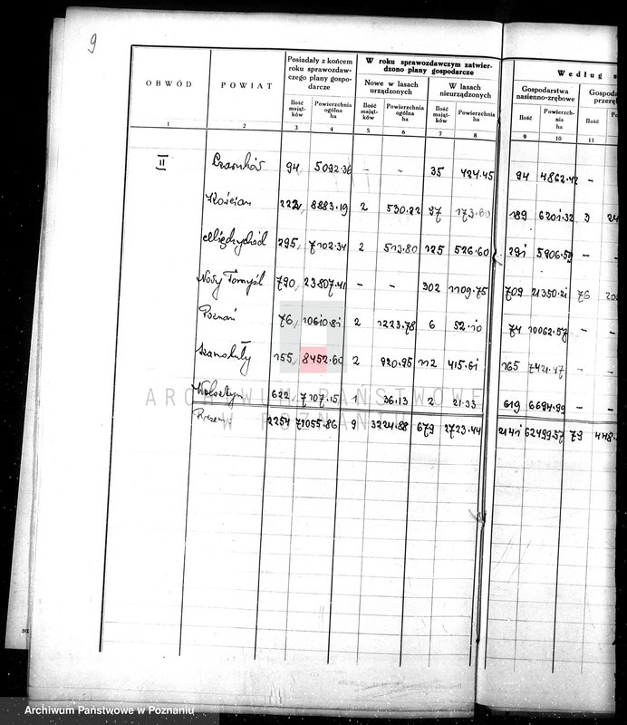 Obraz 14 z jednostki "Sprawozdanie z działalności organów ochrony lasów za rok 1932"