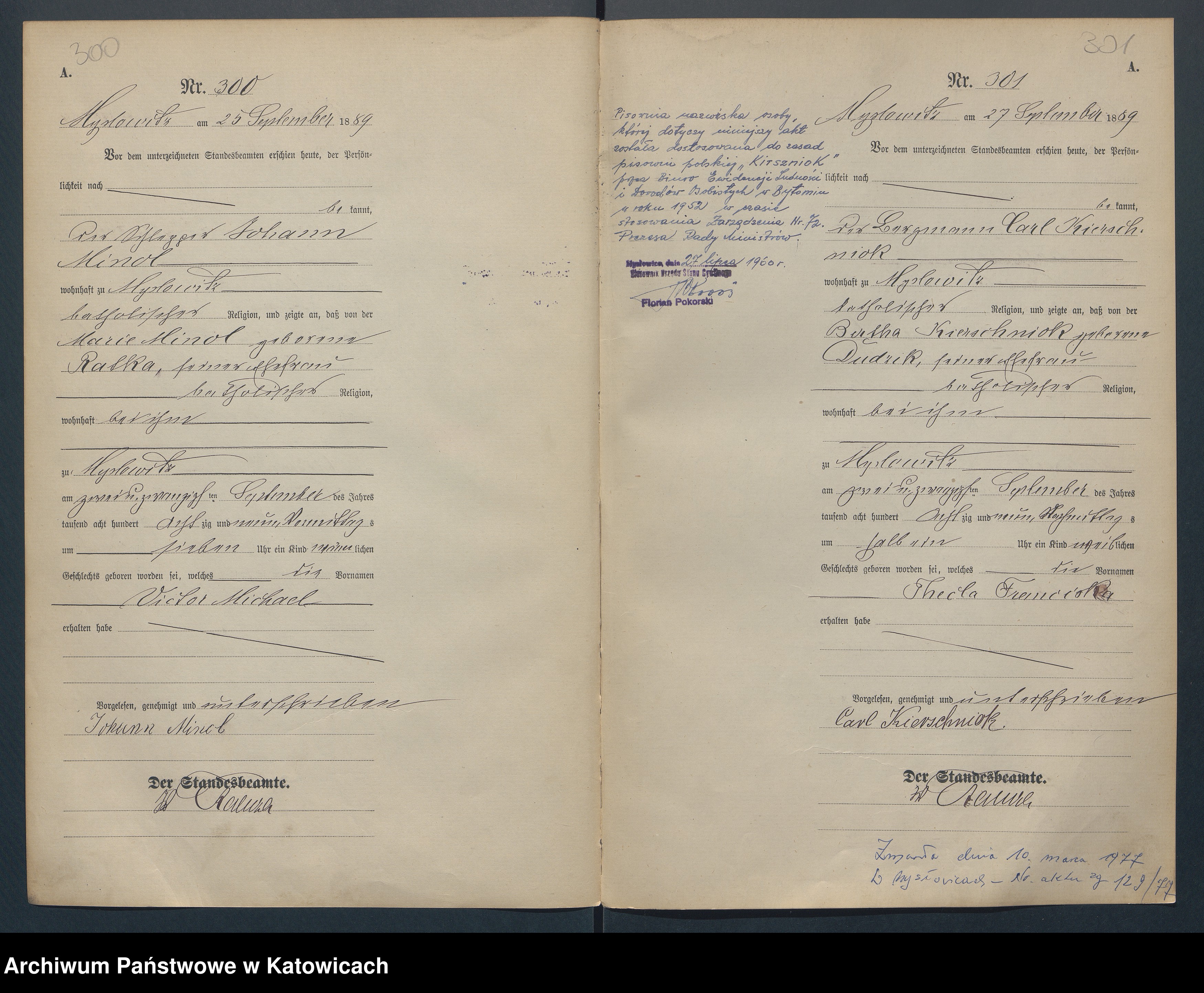 Skan z jednostki: [Księga urodzeń nr 1-406]