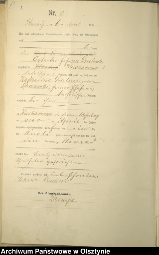 image.from.unit.number "Geburts-Haupt-Register Nr 1 - 33"