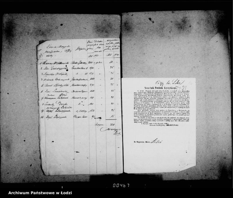 Obraz 12 z jednostki "Akta w przedmiocie urzędników i oficjalistów"