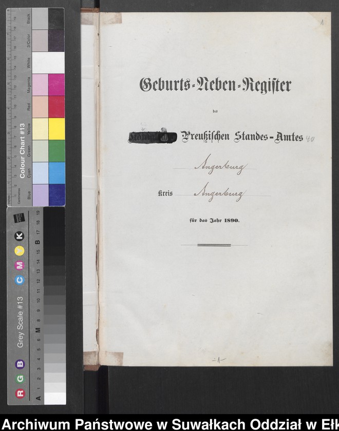 image.from.unit.number "Geburts-Neben-Register des Preussischen Standes-Amtes Angerburg Kreis Angerburg, Band I (Nr1-Nr158)"
