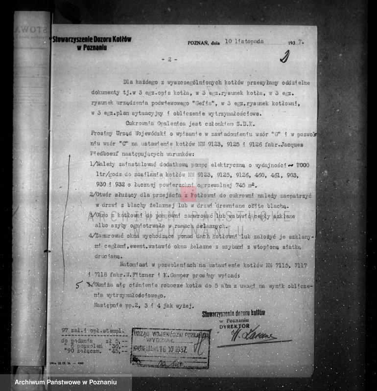 Obraz 6 z jednostki "Cukrownia Opalenica Spółka Akcyjna, pow. N. Tomyśl nr woj. 1595"