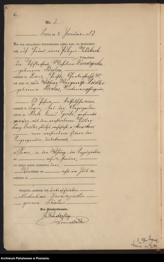 Obraz 5 z jednostki "Księga zgonów tom I"