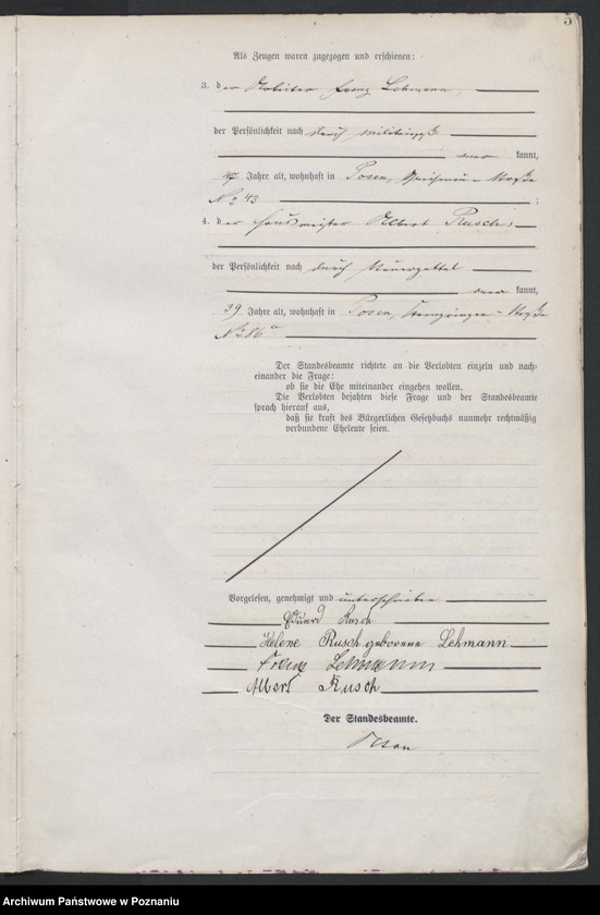 Obraz 6 z jednostki "Księga miejscowa małżeństw tom I [Rejestr główny małżeństw]"