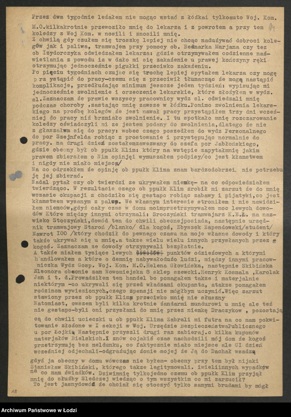 Obraz 15 z jednostki "Akta dotyczące spraw członków partii od A do C"