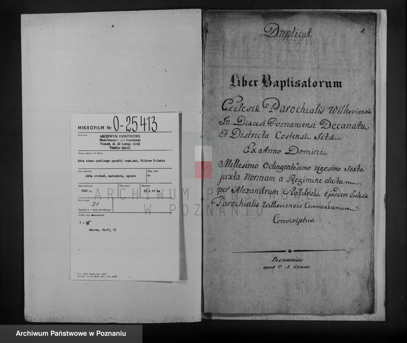 image.from.unit.number "Duplikat urodzonych, zaślubionych i zmarłych"