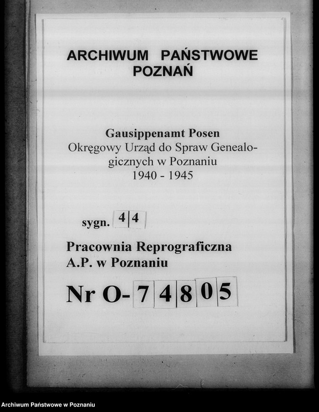 Obraz 1 z jednostki "Veröffentlichungen. Zeitschrift für Ostdeutsche Sippenforschung [przedmowa wydawcy do pierwszego zeszytu czasopisma]"