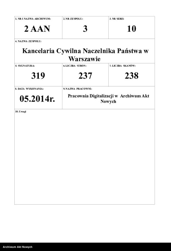 image.from.unit.number "Ułaskawienia z b. Kongresówki - uwzględnione, dotyczące zabójstw, uszkodzeń ciała, gwałtu, oporu wobec urzędnika, niedopełnienia obowiązków wojskowych i niedbalstwa, kradzieży, pokątnego gorzelnictwa, łapówkarstwa, fałszywych zeznań oraz podżegania w 1919 r. pracowników Szpitala Przemienienia Pańskiego w W-wie do strajku"