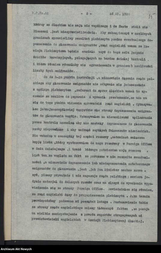 image.from.unit.number "Raporty polityczne Poselstwa Polskiego w Londynie nr 61-66,68, przesłane przez J. Ciechanowskiego"