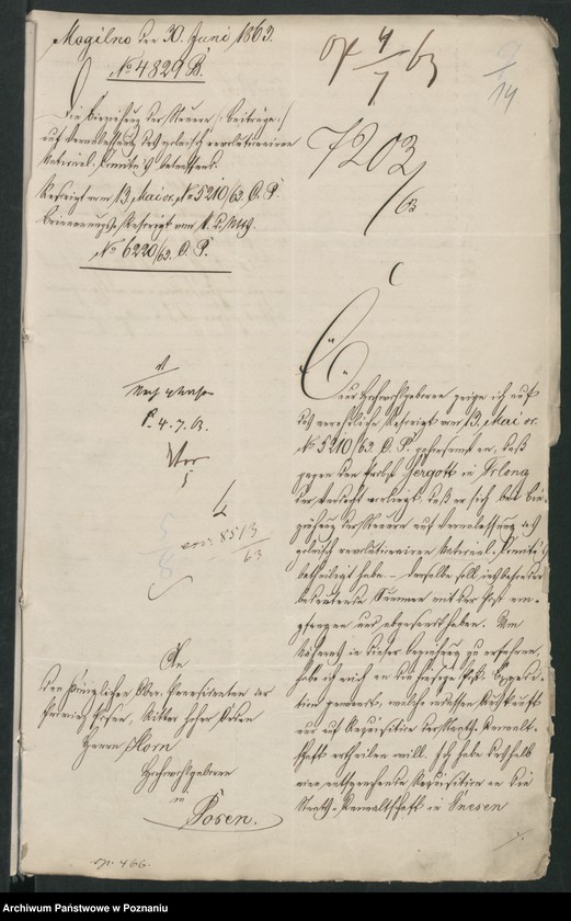 image.from.unit.number "Die Verschwörung unter der polnischen Bevölkerung der Provinz Posen /Poznań/ im Anschluss an die Insurrektion im Königreiche Polen."