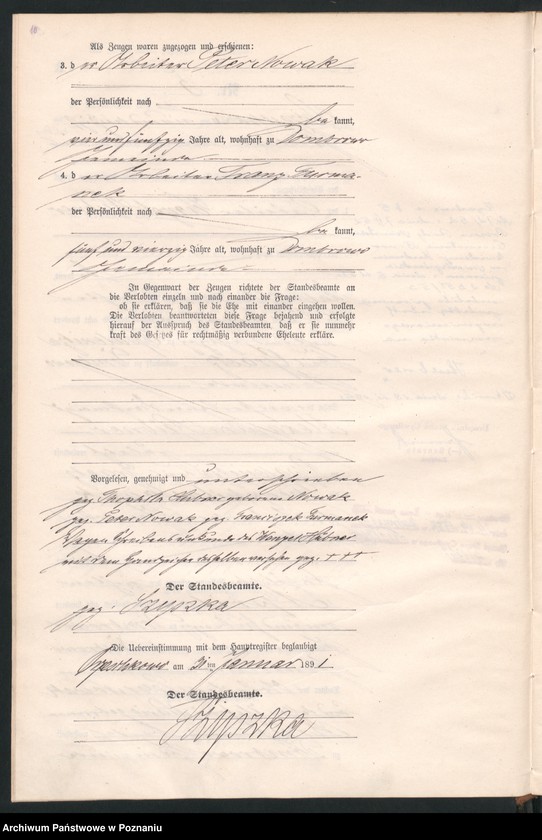 Obraz 13 z jednostki "Księga małżeństw"