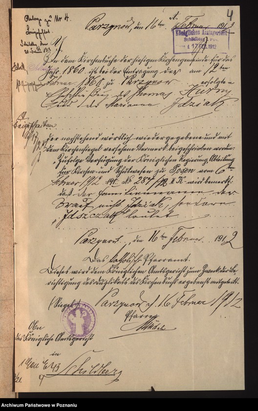 Obraz 6 z jednostki "Duplikat urodzonych, zaślubionych i zmarłych"