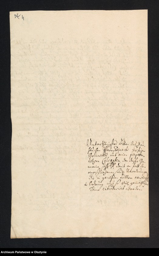 image.from.unit.number "Wegen Bestelllung eines Calantes bey der Kirche zu Neuhausen [Romnowo]"