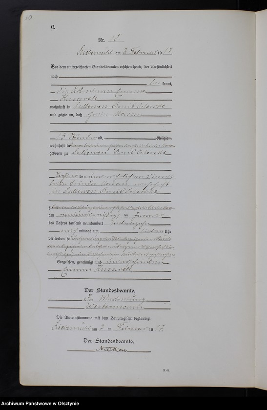 image.from.unit.number "Sterbe-Neben-Register Nr 1 - 84"