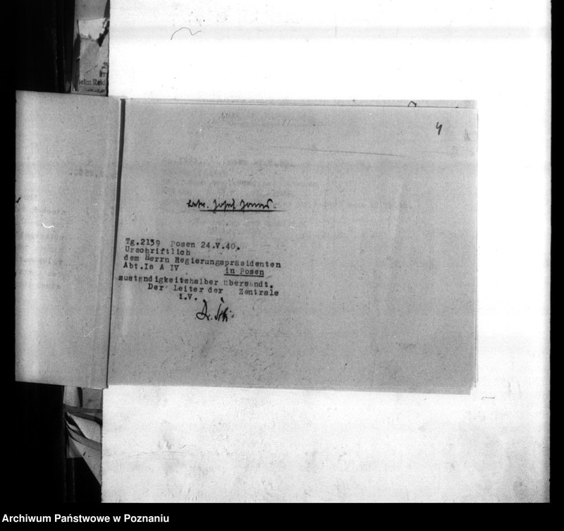 Obraz 8 z jednostki "Weiterleitung von Vermisstenmeldungen an die Regierung Posen, Abteilung Ia (Poznań)"
