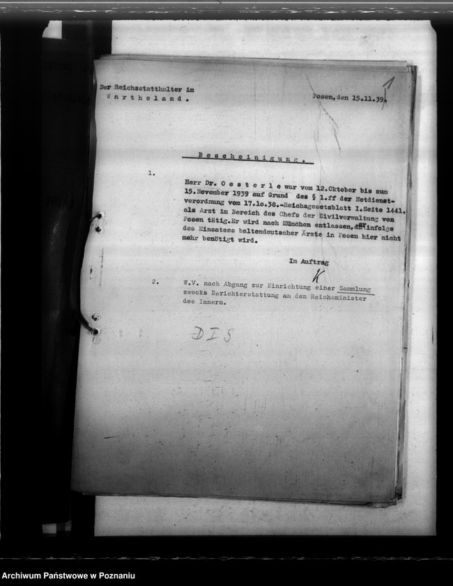 Obraz 4 z jednostki "Notdienstverpflichtung der Ärzte"