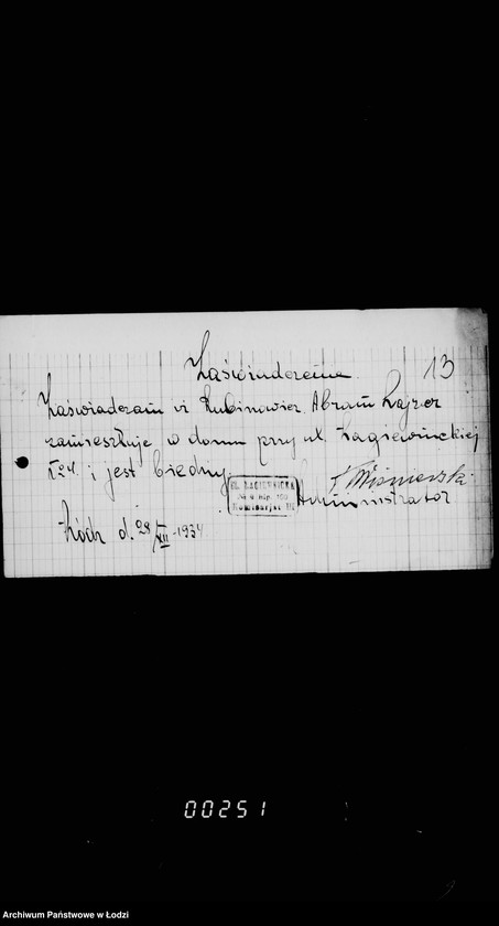 Obraz 17 z jednostki "Akta dotyczące spraw Urzędu Stanu Cywilnego"