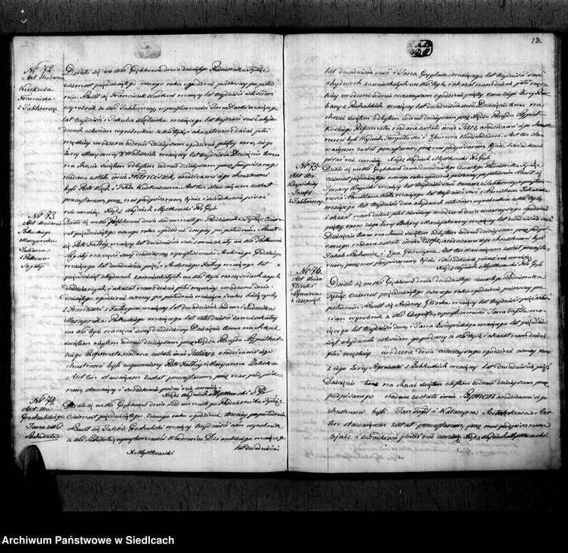 Obraz 15 z jednostki "Akta urodzin, małżeństw, zgonów"