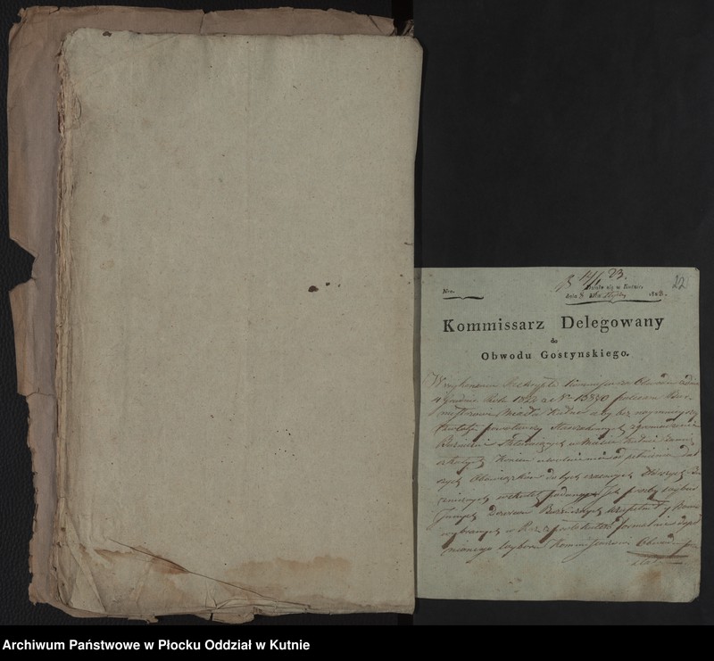 image.from.unit.number "Akta Magistratu miasta Kutna tyczące się Elekcji i Aprobacji Starszych Rabinów i Urzędników Kahalnych Dozorów Bożniczych"