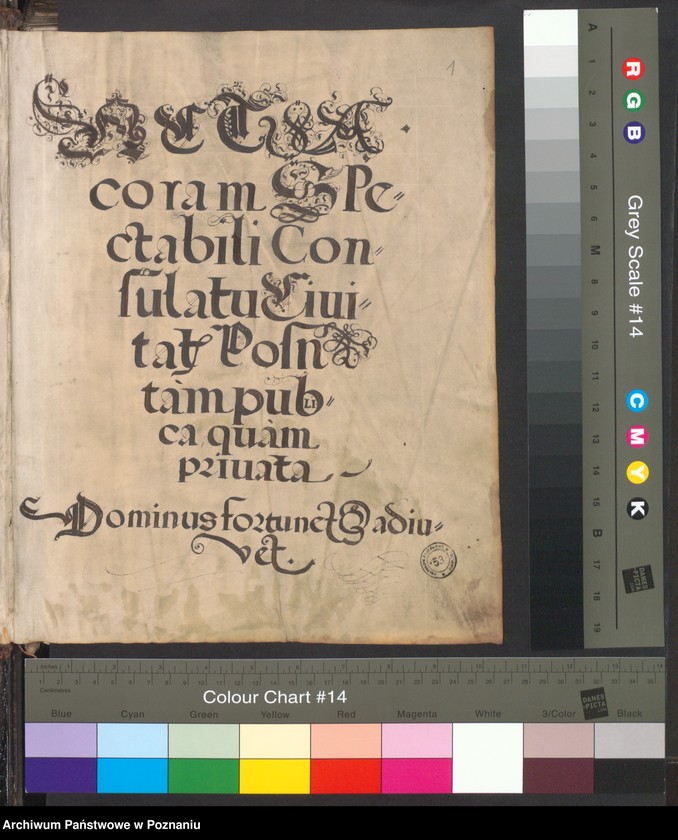 Obraz 3 z jednostki "Liber obligationum, decretorum, quietationum, contractuum. Acta coram spectabili consulatu civitatis Posnaniensis tam publica quam privata."