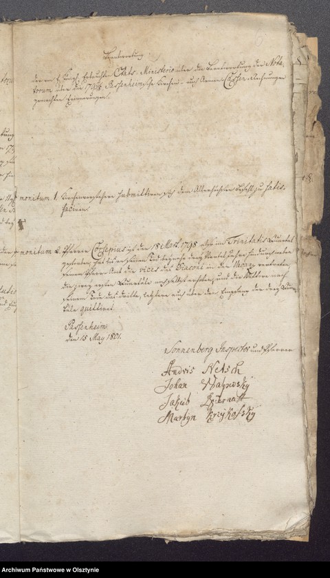 image.from.unit.number "Passenheimsche Stadt Kirchen Rechnung über Einnahme und Ausgabe"