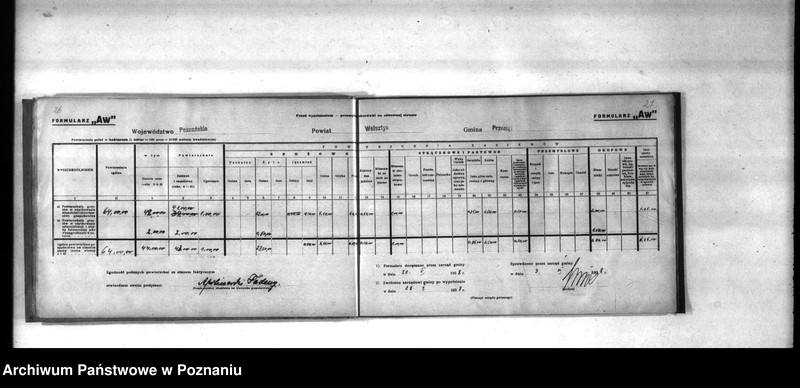 Obraz 18 z jednostki "Polnische Bodenbenutzugserhebung. Kreis Wollsbein (Wolsztyn)"