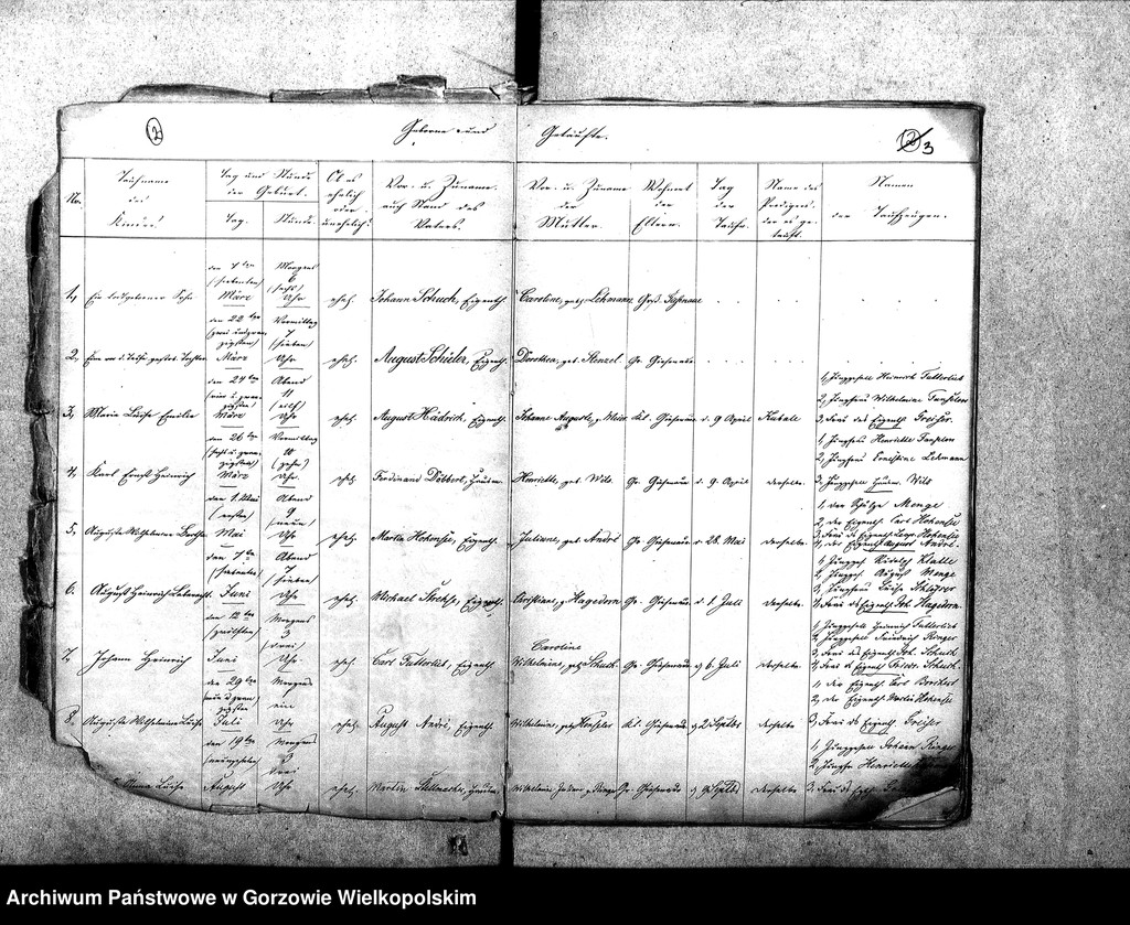 image.from.unit.number "Duplikate der Kirchenbücher von Giesenaue: Giesenaue (Jeżyki), Kernein (Karnin), Ludwigsthal (Trzęsów)"