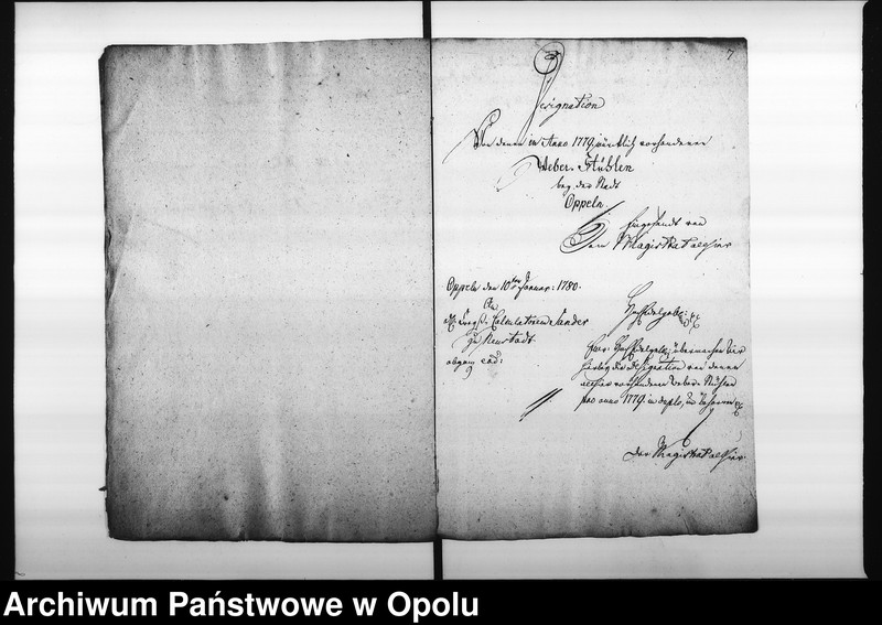 Obraz 9 z jednostki "Acta Designations von denen bey der Stadt Oppeln vorhandenen Weber-Stühlen"