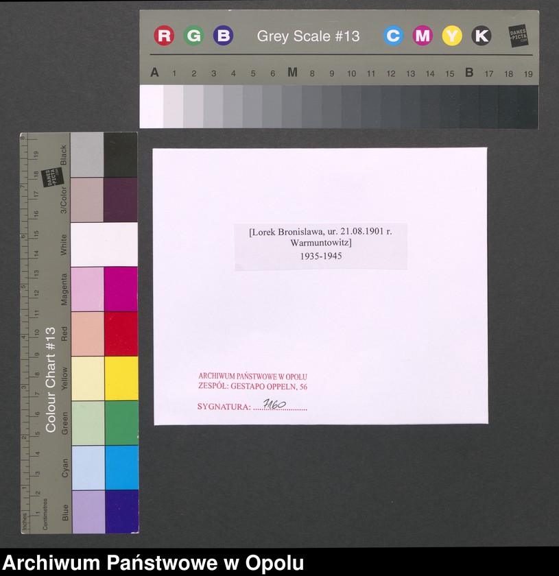 Obraz 2 z jednostki "[Lorek Bronislawa, ur. 21.08.1901 r. Warmuntowitz]"