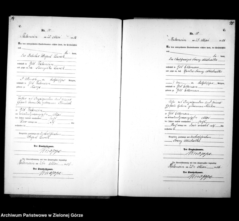 Obraz 12 z jednostki "Sterbe-Neben-Register"