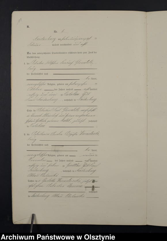 image.from.unit.number "Heirats-Neben-Register Nr 1 - 25"