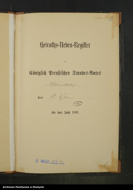 image.from.unit.number "Heiraths-Neben-Register Nr 1 - 16"